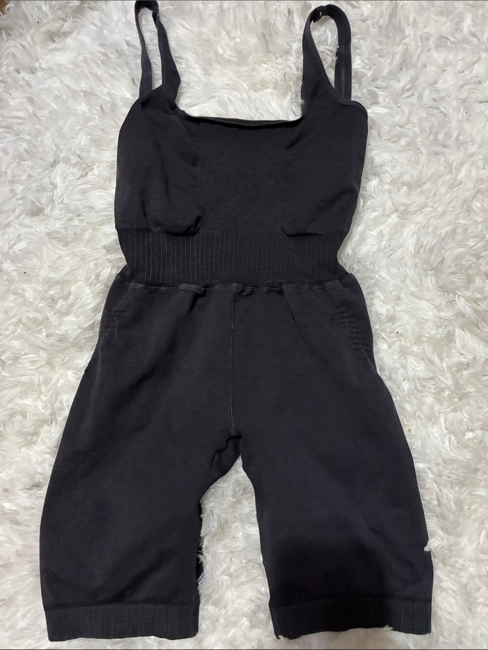 Free people black workout onesie xs
